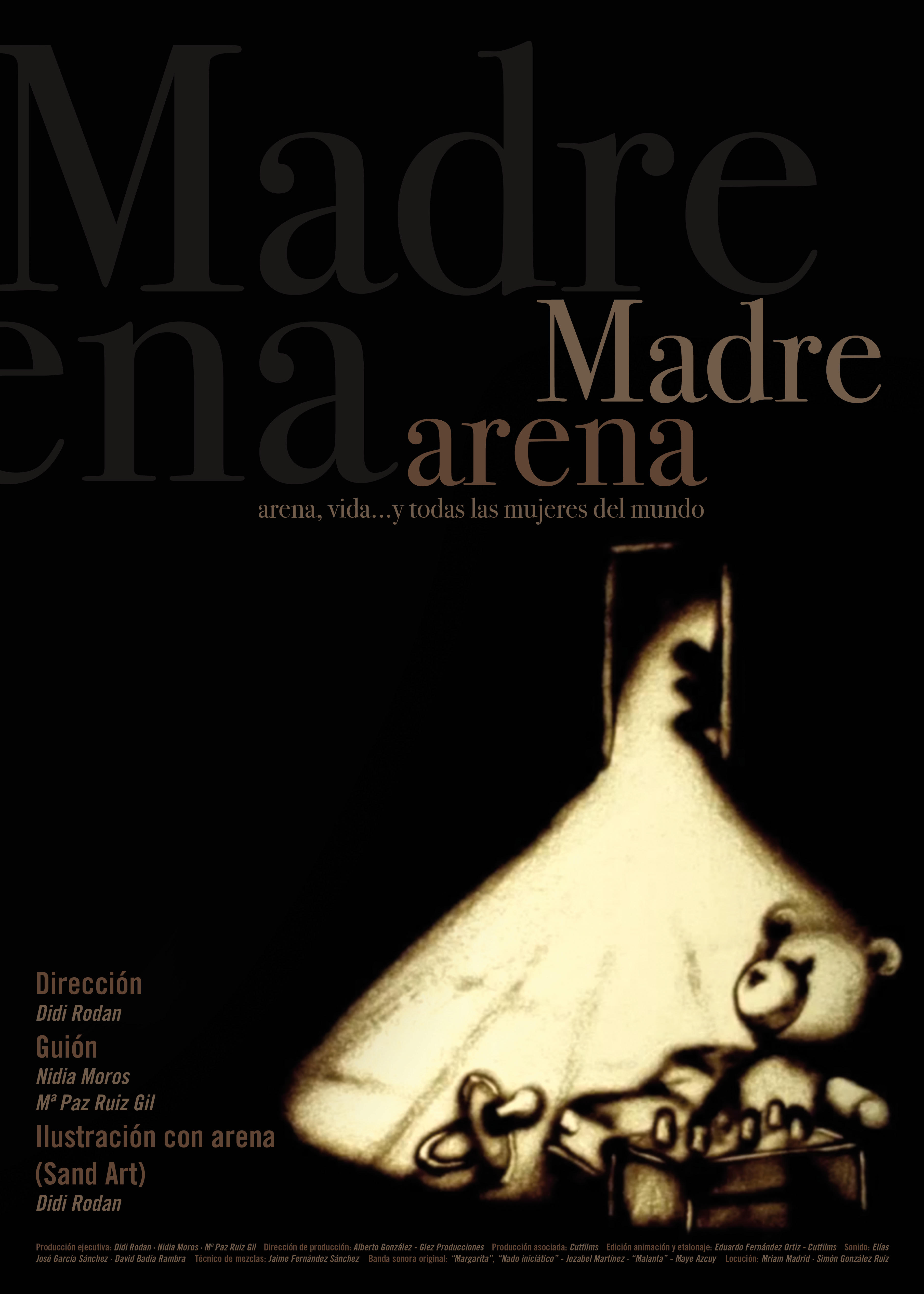 Cartel del cortometraje Madre Arena